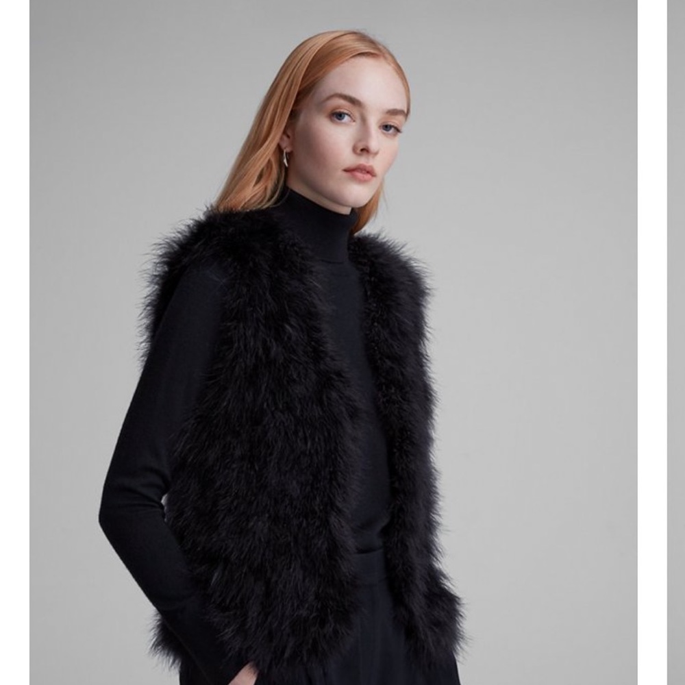 Club Monaco Black Feather Best size small